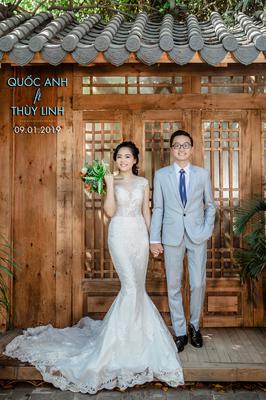 Album cưới ngoại cảnh sài gòn tại Amie De Charme